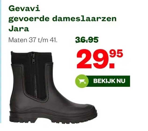 Gevavi gevoerde dameslaarzen Jara