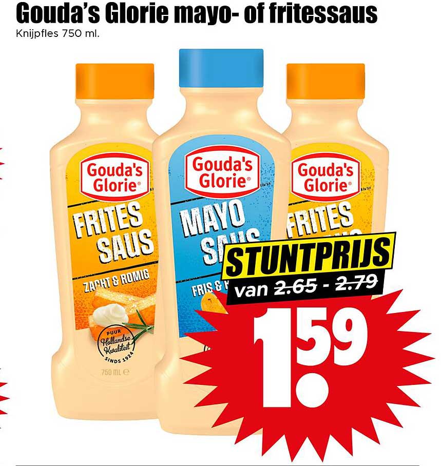 Gouda's Glorie mayo- of fritessaus