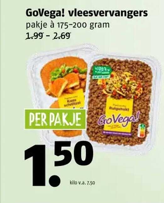 GoVega! vleesvervangers