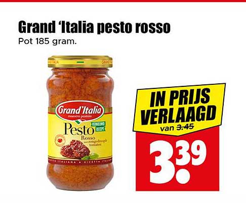 Grand ‘Italia pesto rosso