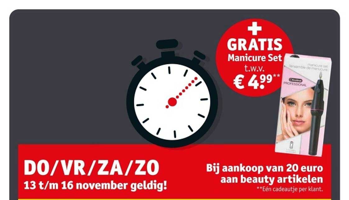 GRATIS Manicure Set t.w.v. € 4,99