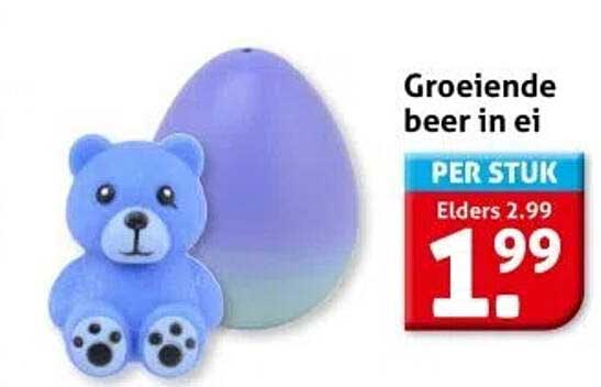 Groeiende beer in ei