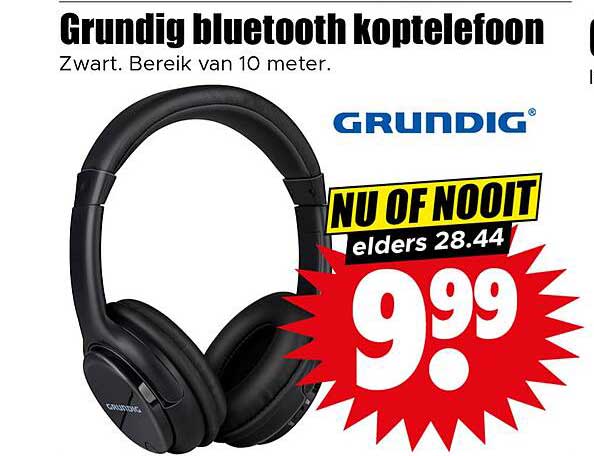 Grundig bluetooth koptelefoon