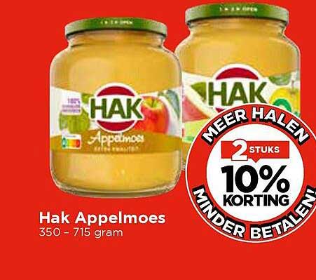 Hak Appelmoes 350 – 715 gram