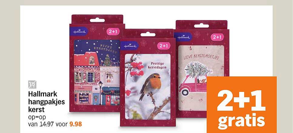 Hallmark hangpakjes kerst