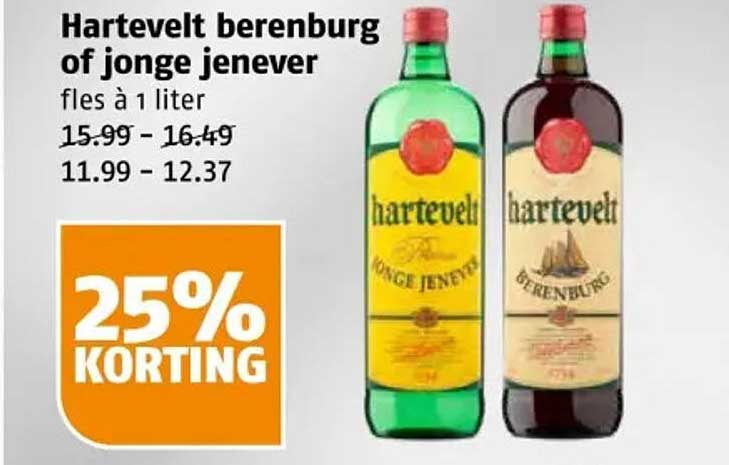 Hartevelt berenburg of jonge jenever