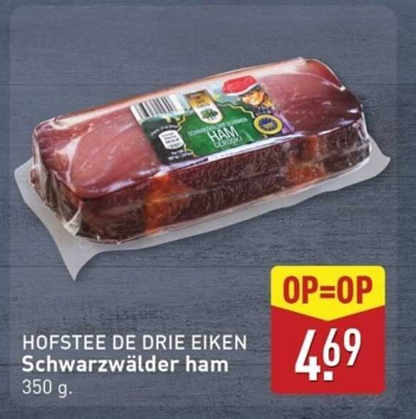 HOFSTEE DE DRIE EIKEN Schwarzwälder ham 350 g