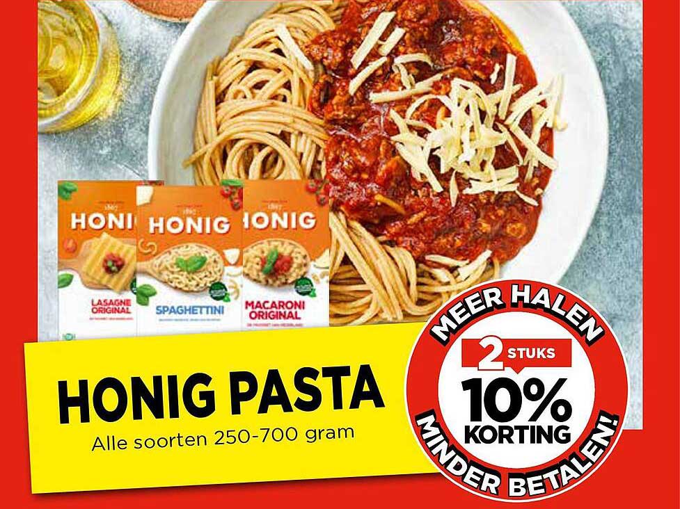 HONIG PASTA Alle soorten 250-700 gram