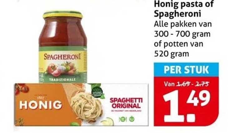 Honig pasta of Spagheroni