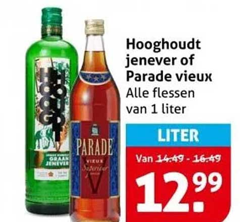 Hooghoudt jenever of Parade vieux