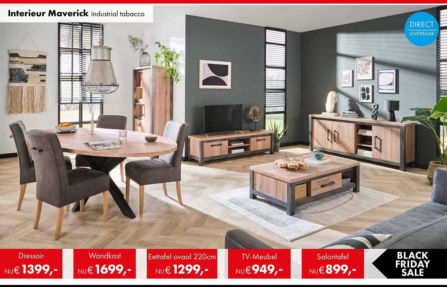 Interieur Maverick industrial tabacco