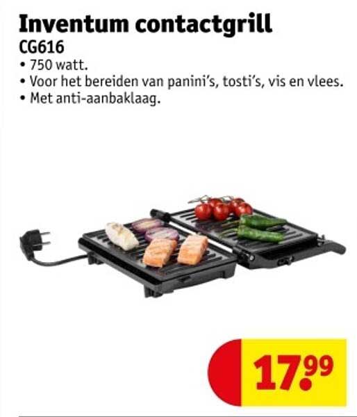 Inventum contactgrill CG616