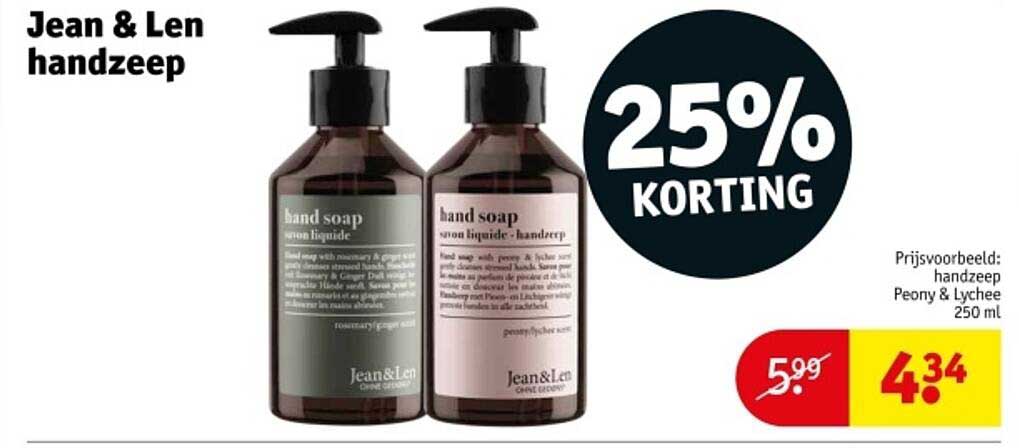 Jean & Len handzeep