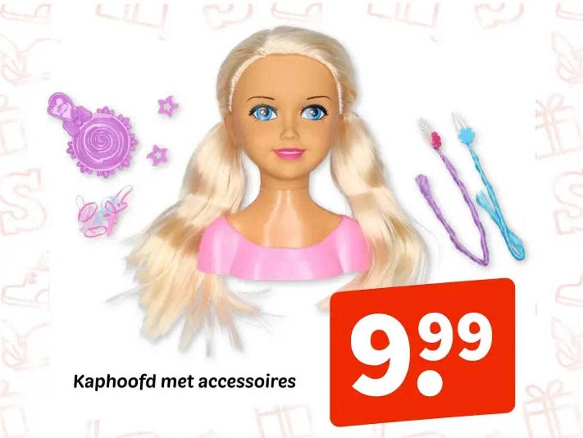 Kaphoofd met accessoires