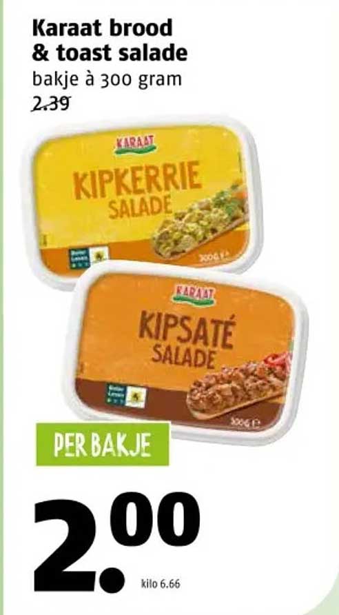 Karaat brood & toast salade