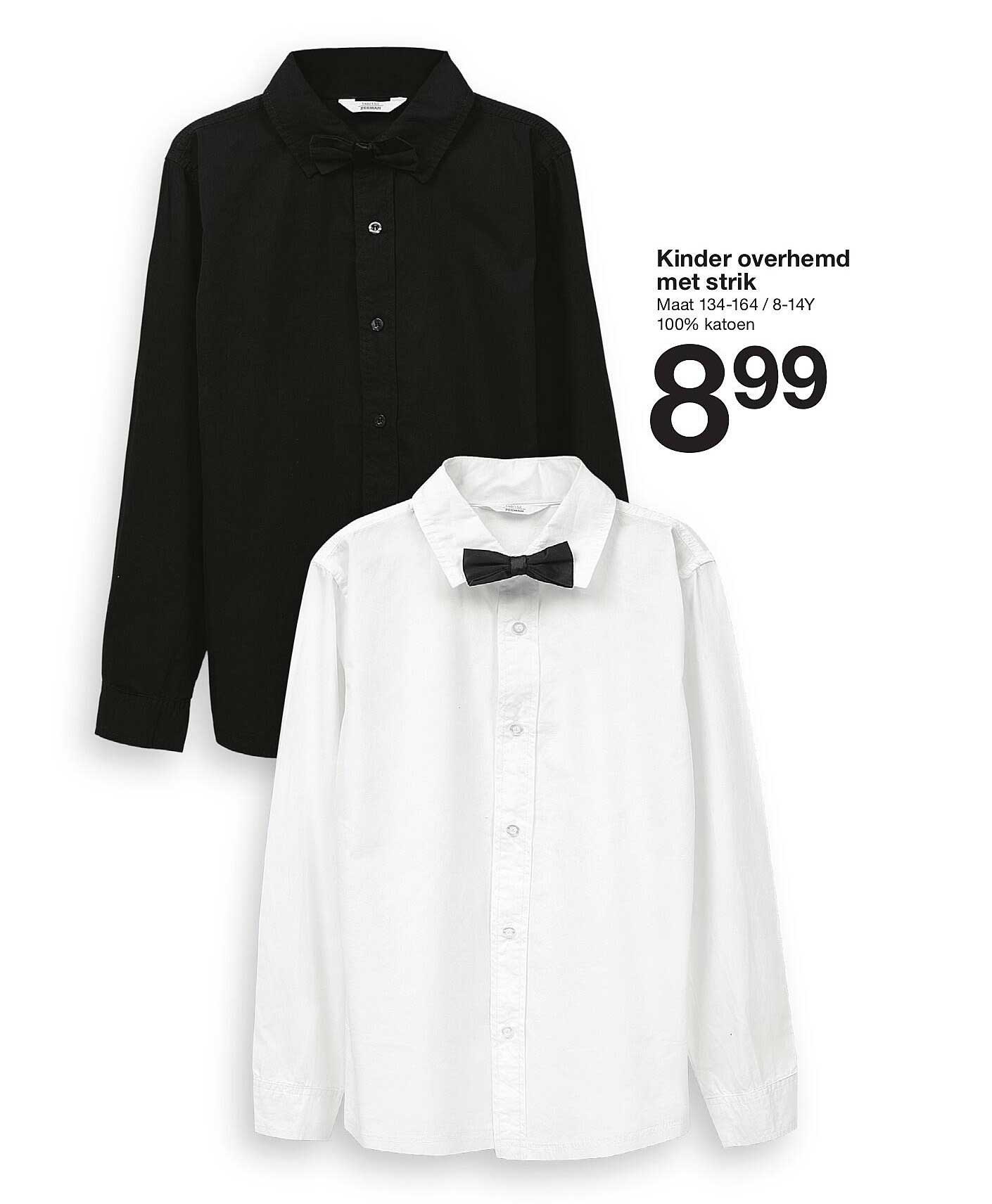 Kinder overhemd met strik