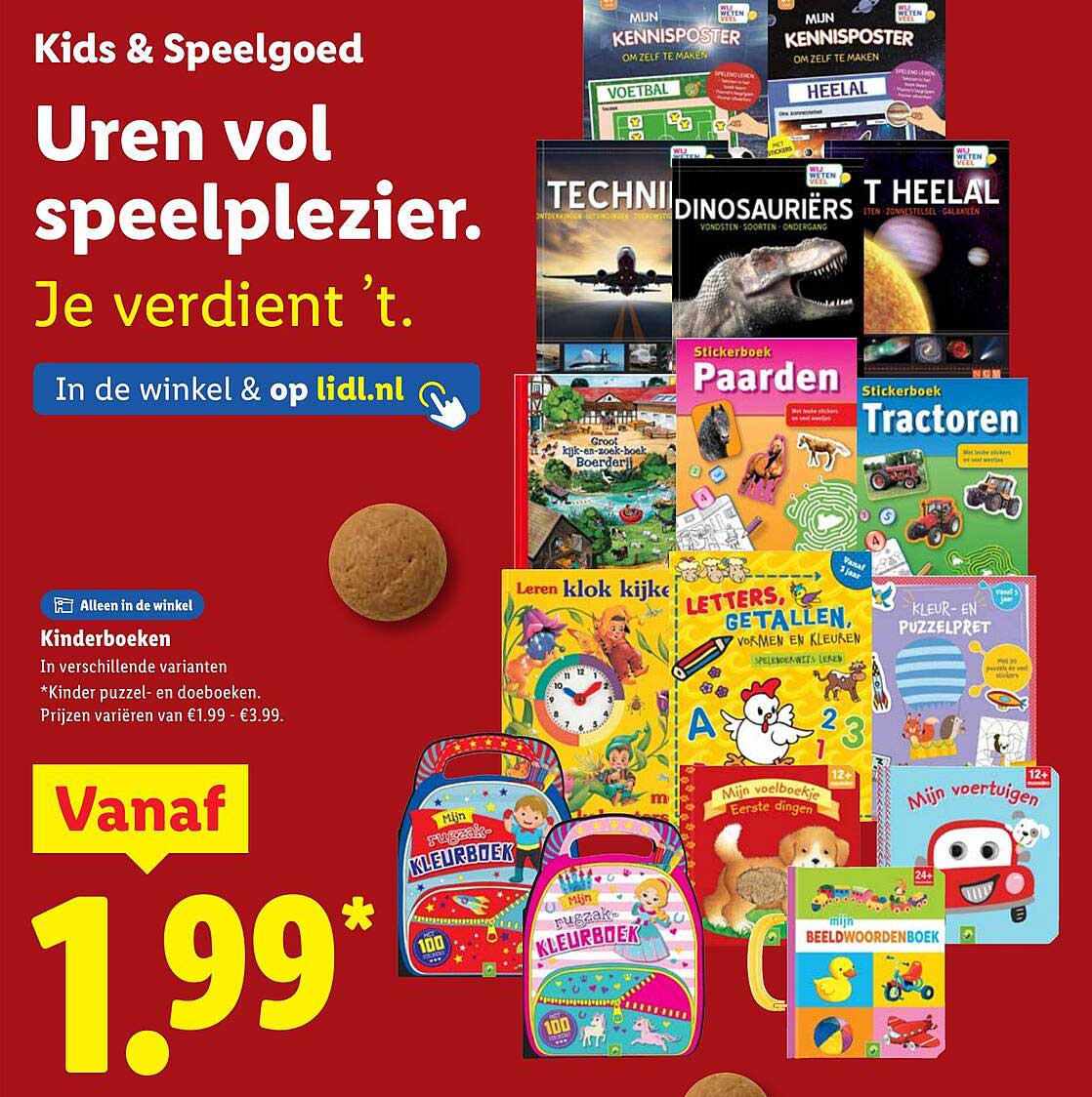 Kinderboeken in verschillende varianten