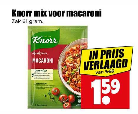 Knorr mix voor macaroni