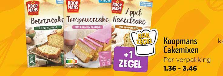 Koopmans Cakemixen