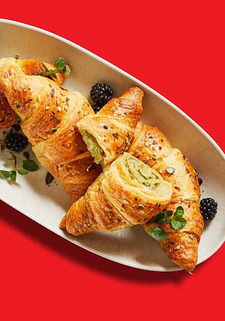 Krokante Croissants met Groene Kruiden