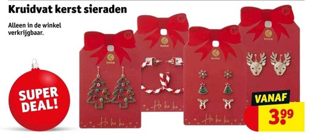 Kruidvat kerst sieraden