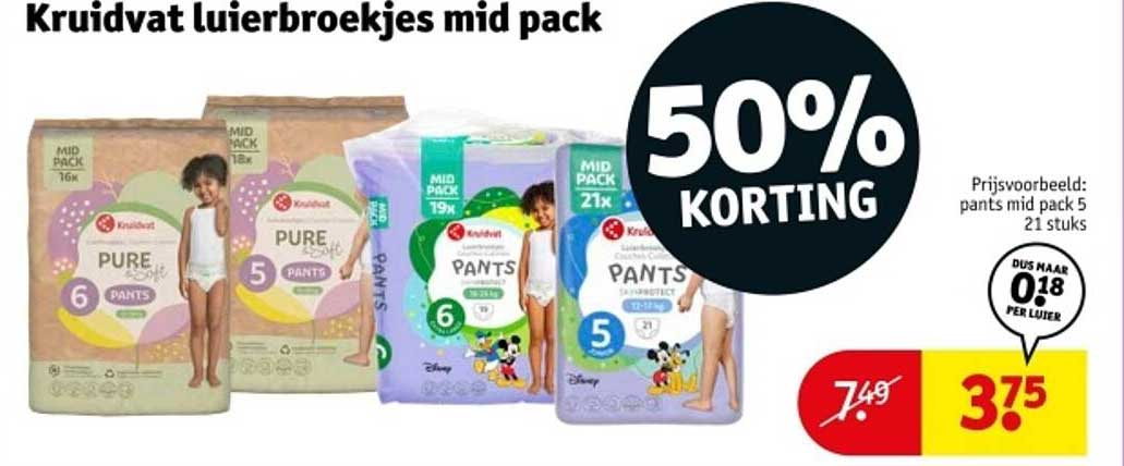 Kruidvat luierbroekjes mid pack