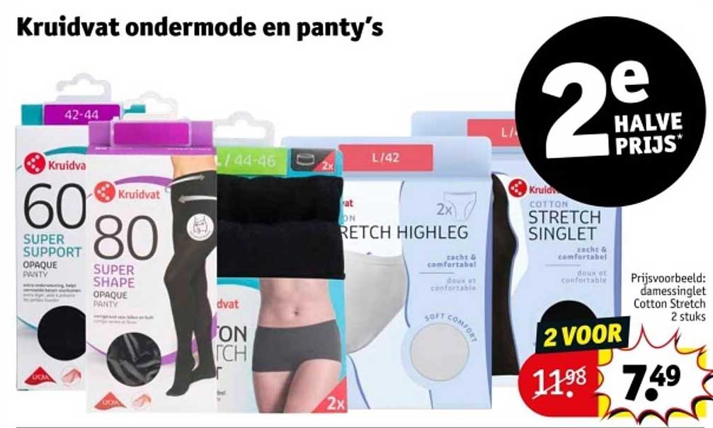 Kruidvat ondermode en panty’s