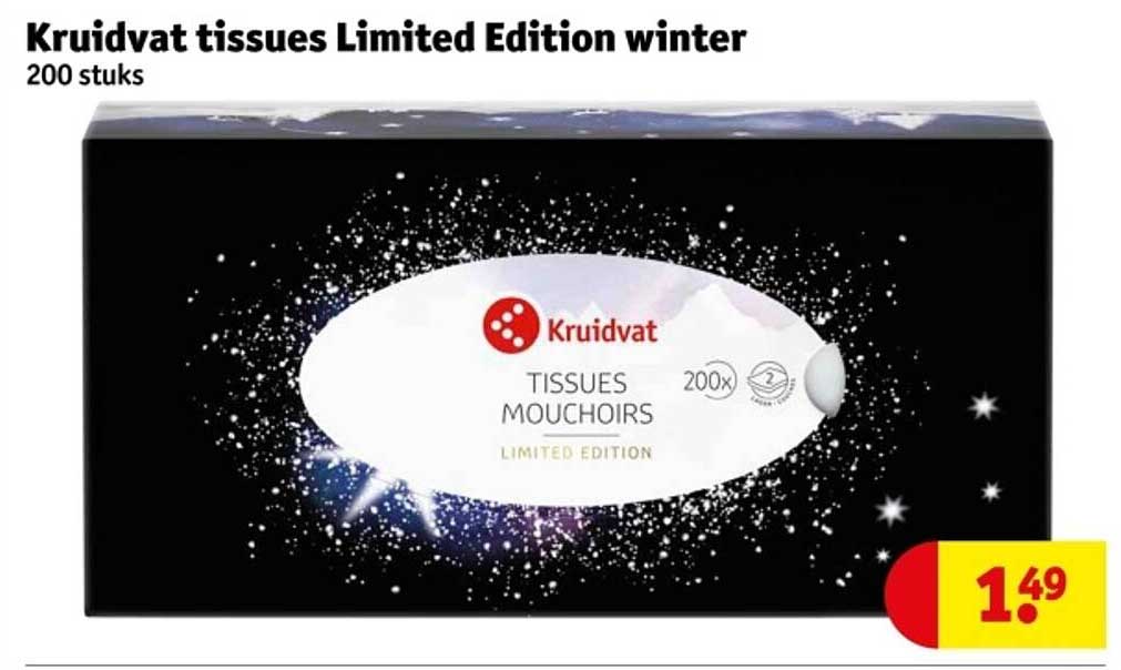 Kruidvat tissues Limited Edition winter