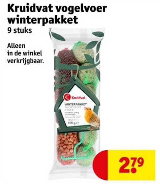 Kruidvat vogelvoer winterpakket 9 stuks