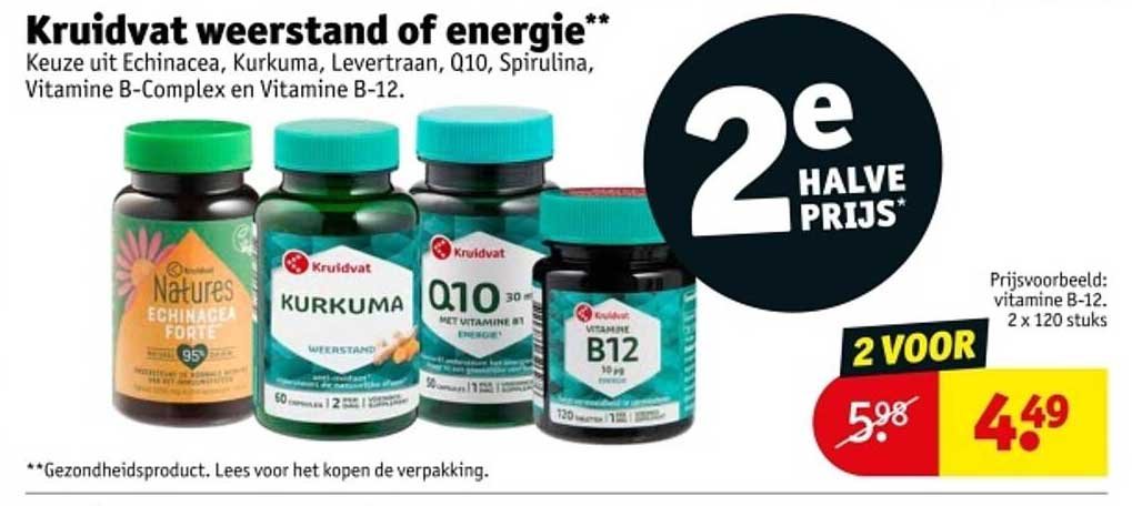 Kruidvat weerstand of energie**