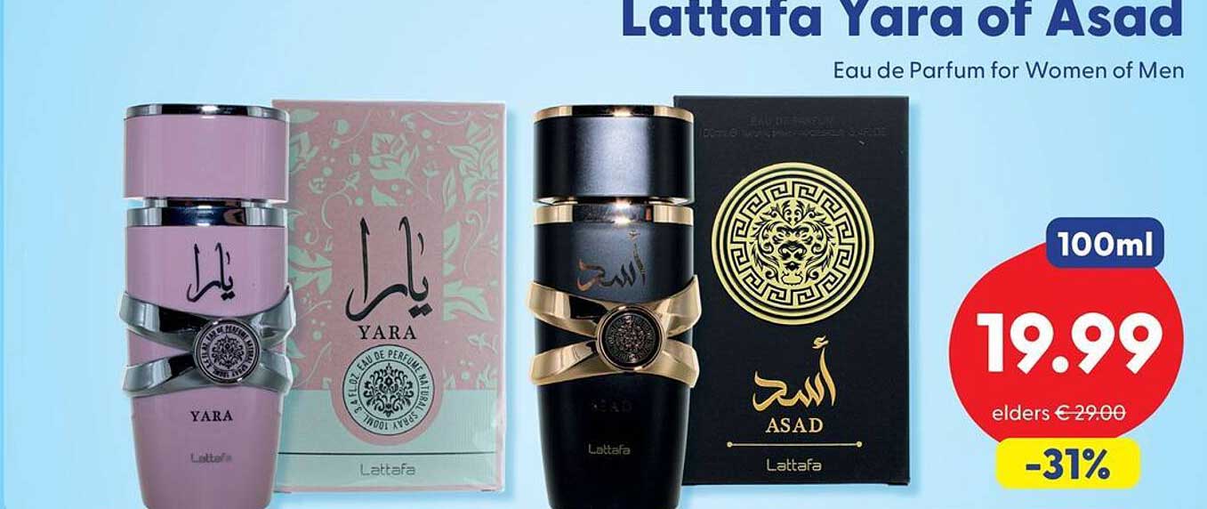 Lattafa Yara of Asad Eau de Parfum