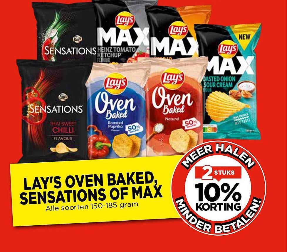 LAY'S OVEN BAKED, SENSATIONS OF MAX