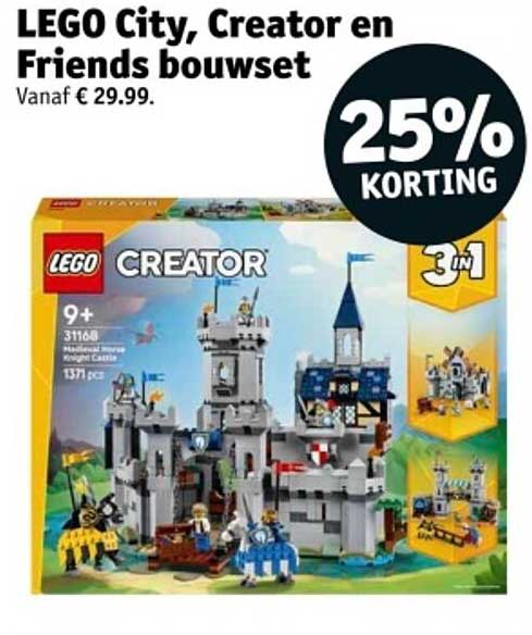 LEGO City, Creator en Friends bouwset