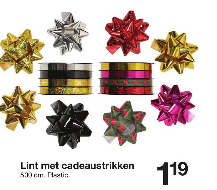 Lint met cadeaustrikken