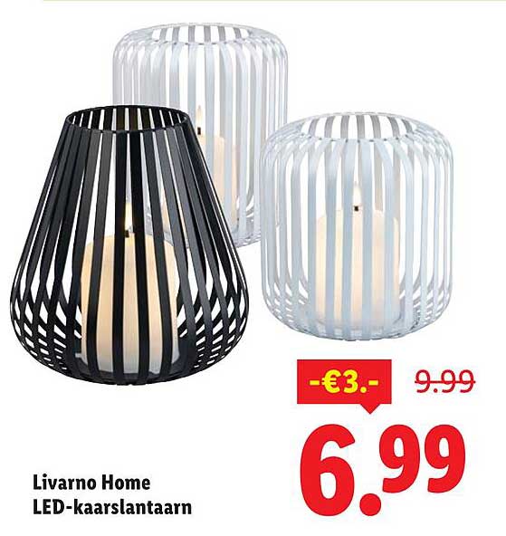 Livarno Home LED-kaarslantaarn