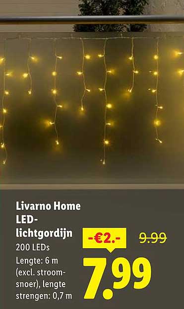 Livarno Home LED-lichtgordijn