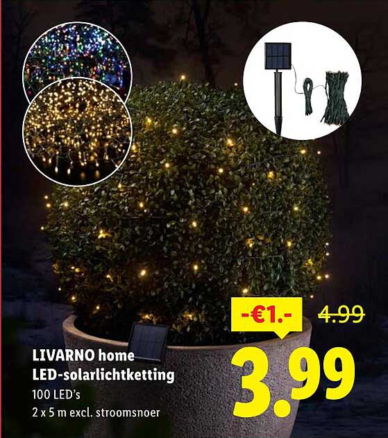 LIVARNO home LED-solarlichtketting
