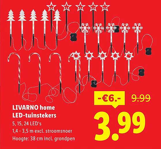 LIVARNO home LED-tuinstekers