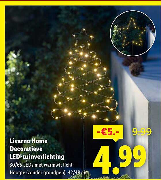 Livorno Home Decoratieve LED-tuinverlichting