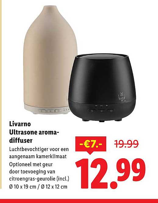 Livorno Ultrasone aroma-diffuser