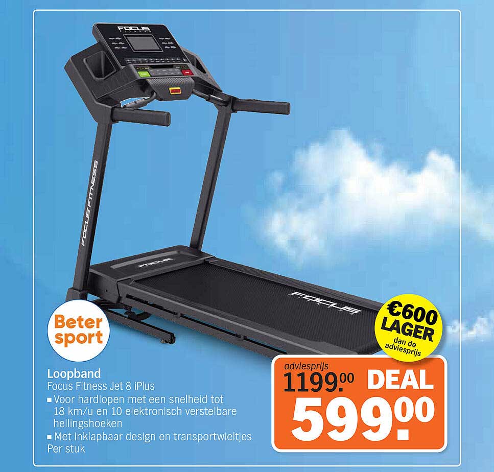 Loopband Focus Fitness Jet 8 iPlus