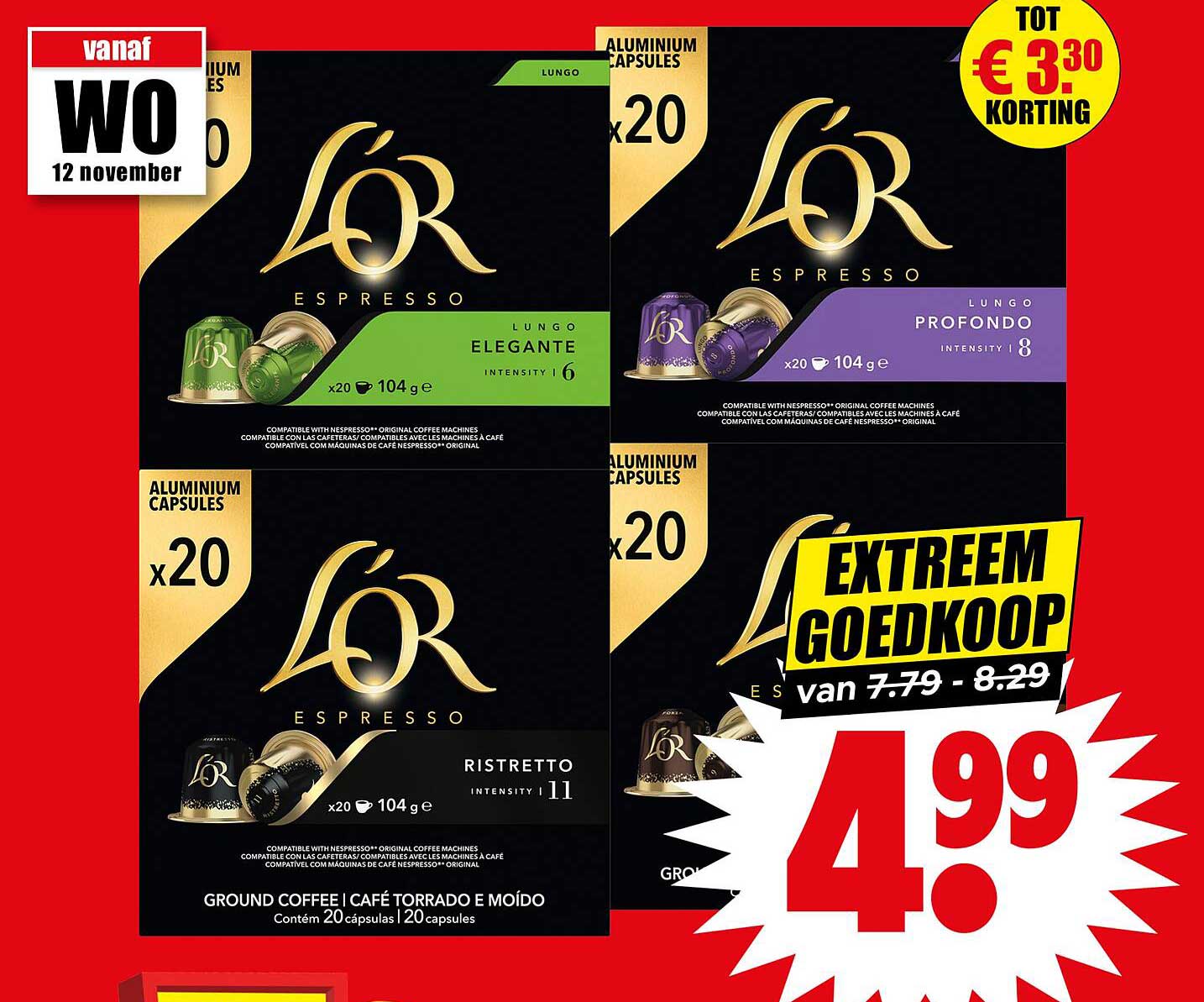 L'OR Espresso Capsules 20 Stuks - Diverse Varianten