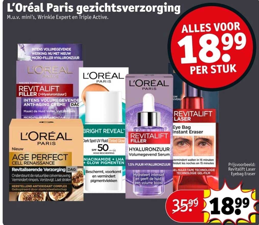 L’Oréal Paris gezichtsverzorging