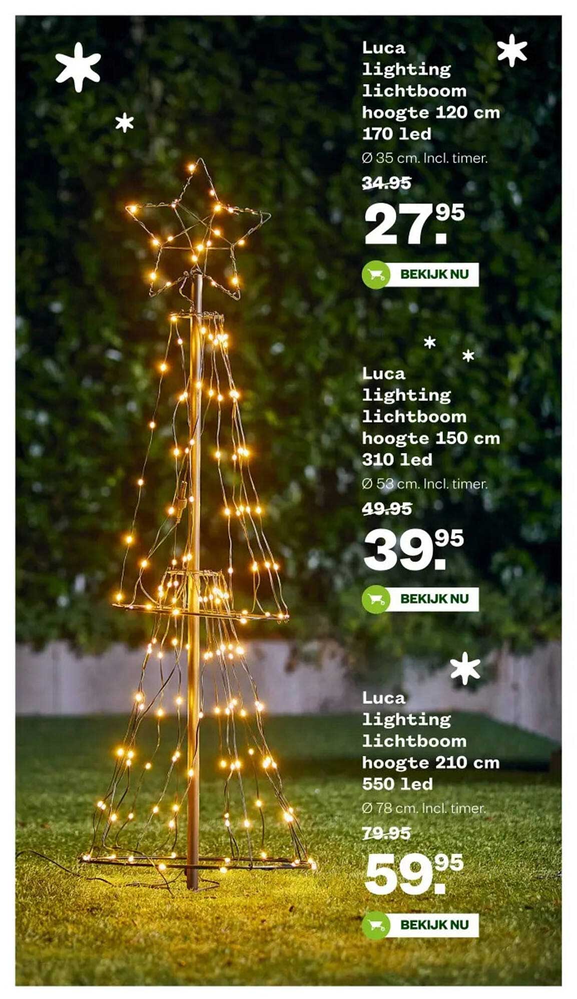 Luca lighting lichtboom hoogte 120 cm 170 led