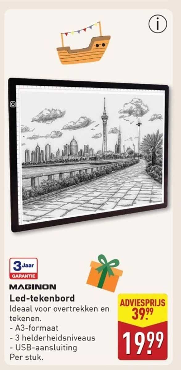 MAGINON Led-tekenbord