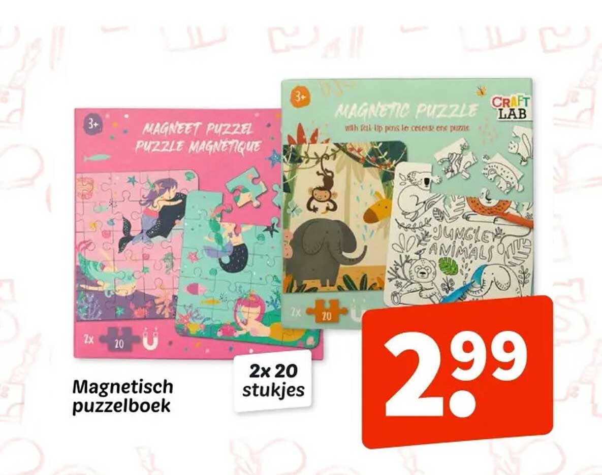 Magnetisch puzzelboek