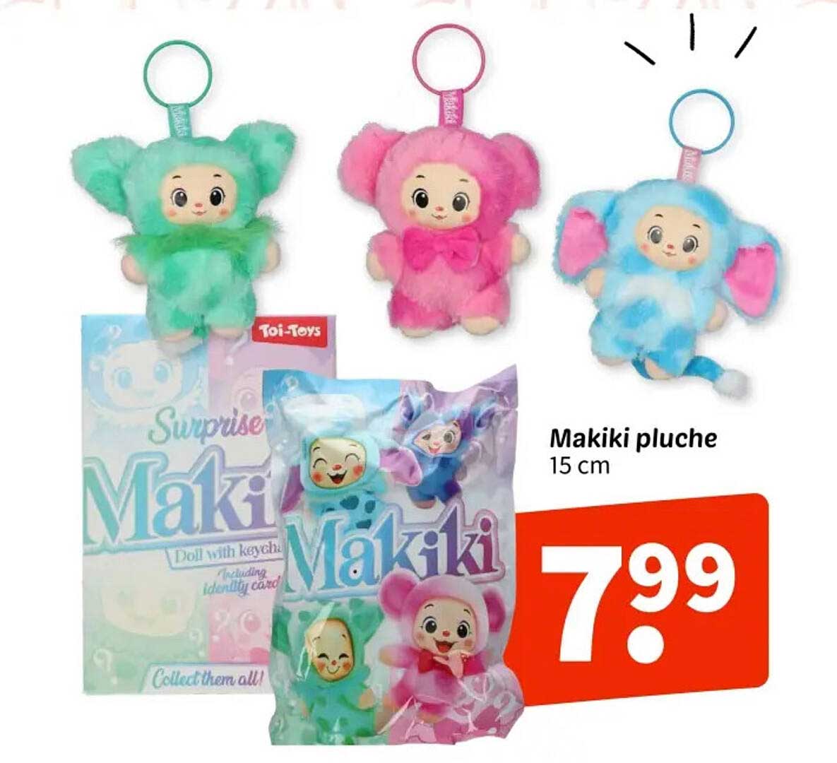 Makiki pluche 15 cm