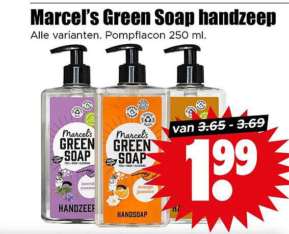 Marcel's Green Soap handzeep