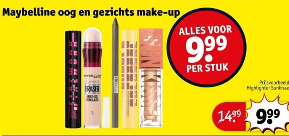 Maybelline oog en gezichts make-up