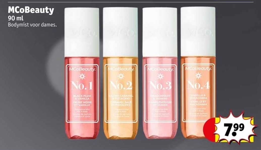 MCoBeauty 90 ml Bodymist voor dames.